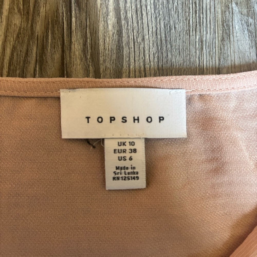 Topshop Ruffle Blouse - Picture 3 of 3